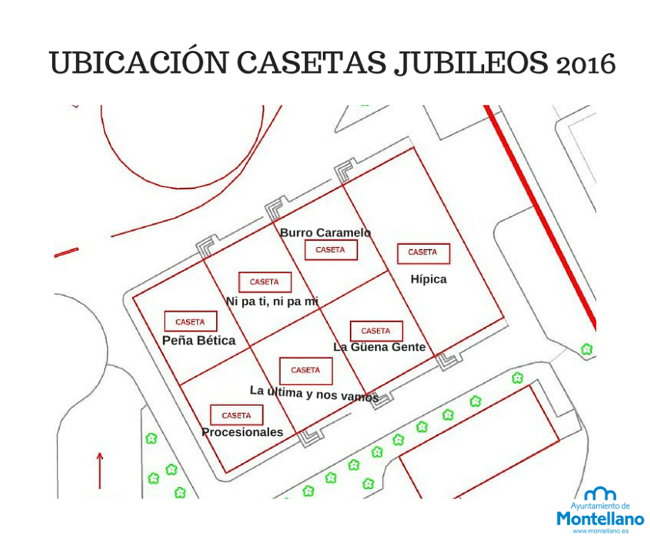 UBICACIÓN CASETAS JUBILEOS 2016